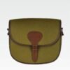 Canvas and leather cartridge bag