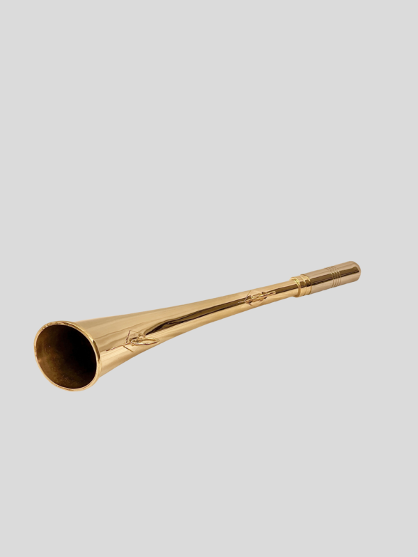 22 cm brass signal/ hunting horn