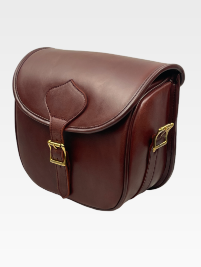 Brown leather Cartridge Bag