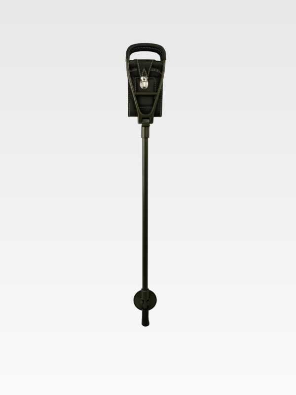 IMG_7064_final Olive green Beckenham-Royal Height-adjustable shooting stick with rubber ferrule