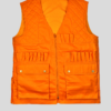 Orange high-visibility GILET