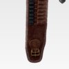 IMG_7126_final Cartridge belt in Split Leather 20 calibre with elastic support