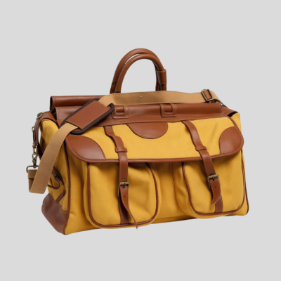 Weekend and Field Big Leather and Canvas leather bag