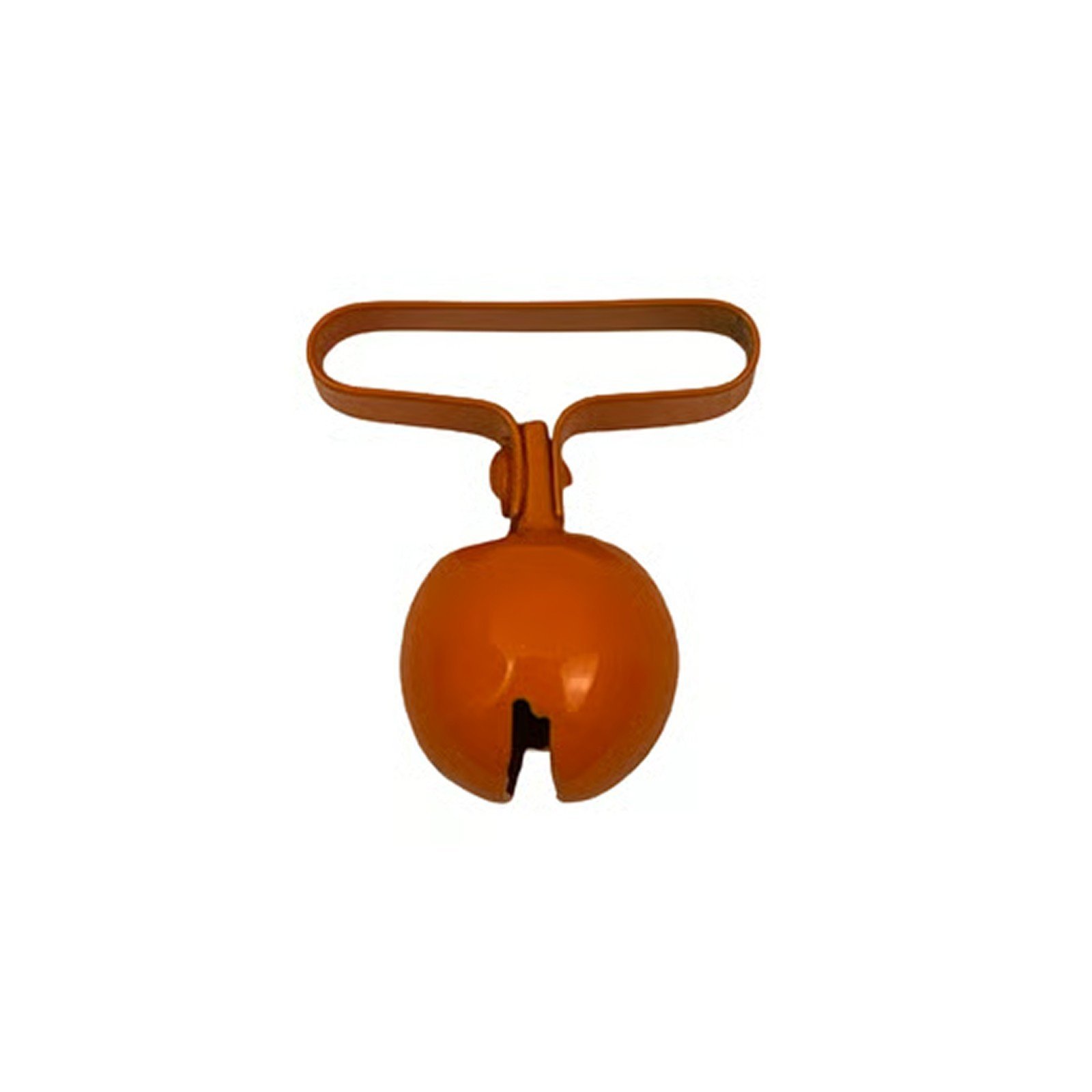 Orange Round Dog Bell