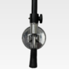 Height-Adjustable Dark Brown Seat Stick