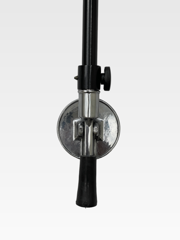Height-Adjustable Dark Brown Seat Stick