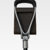 Height-Adjustable Dark Brown Seat Stick