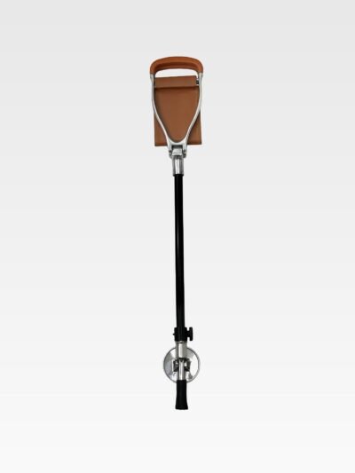 Height-adjustable walking seat stick